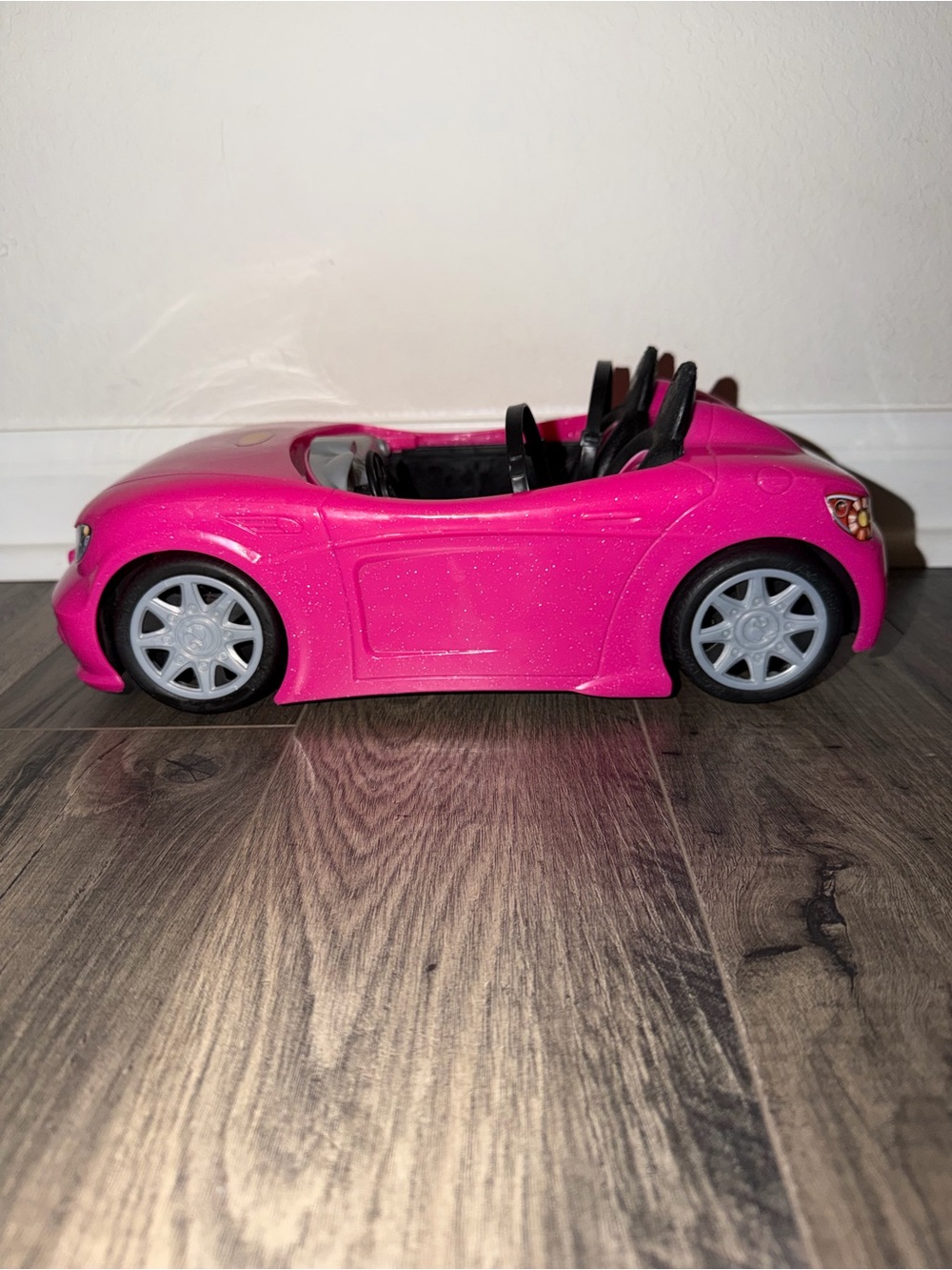 Barbie Glitter Pink Convertible Doll Car